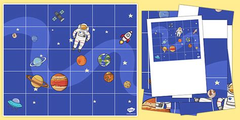 Space Themed Bee Bot Mat - programming, computing, patterns, robot, bee, bot, topic, science, Bee Bot Activities, Bee Bot Mats, Safe Internet, Bee Bop, Computational Thinking, Computer Class, Space Projects, Primary Resources, Library Lessons