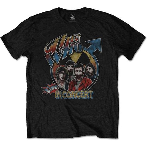 Rocker Look, Band Shirt, The Who, High Quality T Shirts, Unisex Shirt, Black Tshirt, Shirts Tops, Mens T, Long Sleeve Shirts