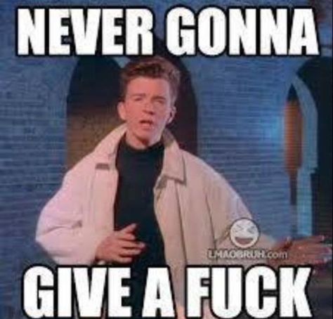 Never gonna give a f* Rick Rolled, They See Me Rollin, Funny Commercials, Rick Astley, Internet Memes, Never Gonna, Best Memes, Reaction Pictures, Looking Back