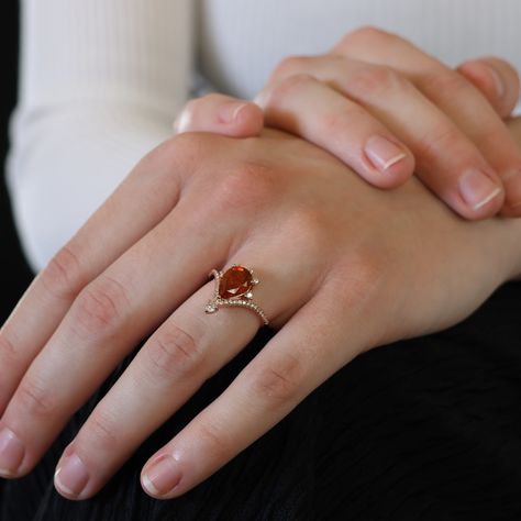 A gorgeous rose gold plated sterling silver hessonite garnet ring. It is a size 5 3/4. The condition is new. Free standard post is offered however insurance is an additional. Price: $150AUD Hessonite Ring, Hessonite Garnet, Garnet Ring, Garnet Rings, Gold Plated Sterling Silver, Rose Gold Plates, Jewelry Inspiration, Garnet, Insurance