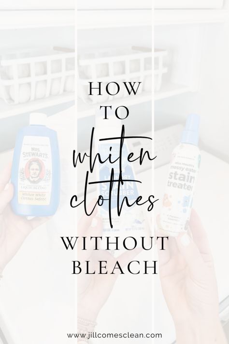 How To Brighten Whites Without Bleach, How To Whiten Whites Without Bleach, How To Whiten Clothes Without Bleach, Diy Laundry Whitener, How To Keep White Clothes White, Whiten Laundry Without Bleach, How To Make White Clothes White Again, Whiten Clothes Without Bleach, How To Brighten White Clothes