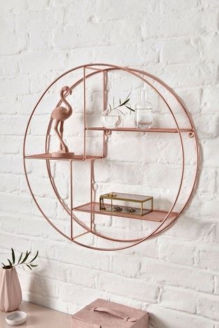 Gold Shelf, Shadow Box, Buy Now, Shelves, Rose Gold, Wall, Pink, Gold