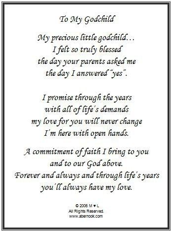 Godchild poem - scrap booking! For my adorable godson Luca :) Goddaughter Quotes, Godmother Quotes, Godchild Gift, God Baby, Goddaughter Gifts, Quotes By Authors, Daughter Quotes, God Parents, Daughter Of God