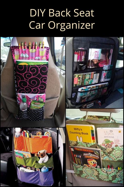 Road Trip Organization, Organized Car, Back Seat Car, Van Organization, Car Organization Diy, Car Caddy, Car Activities, Backseat Organizer, Car Storage Bag