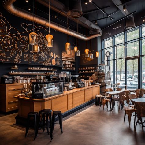 Coffee Shop And Bar Ideas, Shop Coffee Design, Cafe Business Aesthetic, Ideas For Bakery Shop, Coffe Shope Idea Plan, Aesthetic Coffee Shop Interior, Cafe Ideas Design Interiors, Coffee Shop Ideas Design, Cafeterias Aesthetic