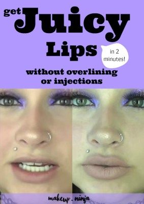 Make Your Lips Bigger, Get Bigger Lips, Acne Foundation, White Mascara, Bigger Lips, Makeup For Small Eyes, Basic Makeup Tutorial, Big Eyes Makeup, Bigger Eyes