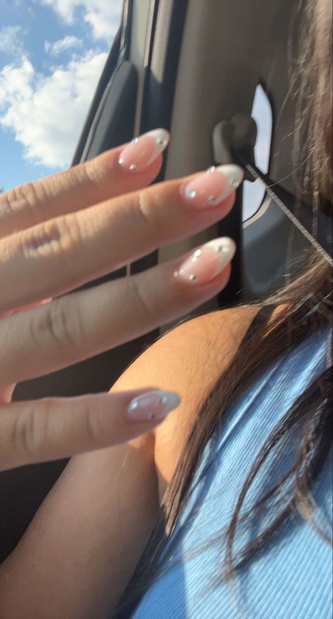 Teen Nails, Cute Simple Nails, Simple Gel Nails, Girly Acrylic Nails, Summery Nails, Basic Nails, Casual Nails, Her Nails, Simple Acrylic Nails