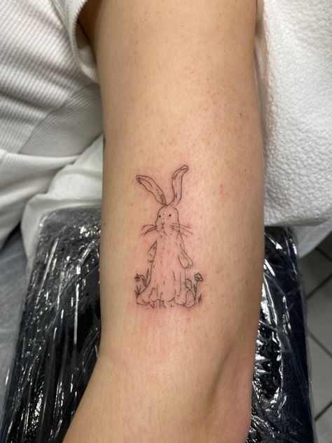 Dog And Rabbit Tattoo, Vintage Rabbit Tattoo, Velvetine Rabbit, Stuffed Rabbit Tattoo, The Velveteen Rabbit Tattoo, Velveteen Rabbit Tattoo, Bunny Stuffed Animal Tattoo, Cool Rabbit Tattoo, Pet Tattoos Rabbit