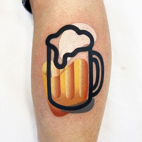 OKTOBERFEST DESTRUTTURATO..@worldfamousink @fkirons @balm_tattoo @delight_tattoo_needles ..#beer #beertattoo #oktoberfest #cheers #destrutturato | Artist: @mambotattooer Beer Tattoo, Beer Tattoos, Hyper Realistic Tattoo, Optical Illusion Tattoo, Petit Tattoo, Wicked Tattoos, Tattoo Signs, Inspiration Tattoos, Tatuaje A Color