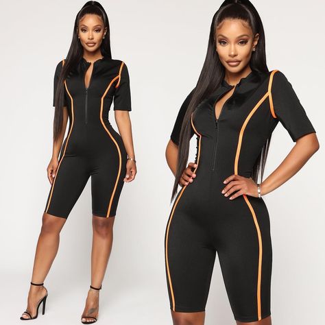 If  You're Extra And You Know It 👏⁣⠀ Search: "Blocked Your Text Biker Short Romper"⁣⠀ Search: "Take It Back Heel"⁣⠀ ✨www.FashionNova.com✨” Fashion Nova Jumpsuit, Cute Maternity Outfits, Fashion Nova Outfits, Short Romper, Take It Back, Biker Short, Fashion Nova Models, Black Neon, Curvy Jeans