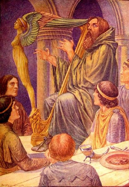 Irish Harps - Image Gallery The Dagda, Celtic Deities, Celtic Myth, Irish Mythology, Irish Harp, Celtic Gods, The Harp, Celtic Mythology, Ancient Mythology