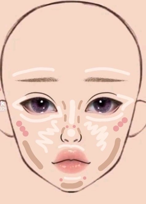 Buku Diy, Learn Makeup, Cute Eye Makeup, Simple Makeup Tips, Makeup Face Charts, Face Charts, Beauty Makeup Tutorial, Makeup Artist Tips, Swag Makeup