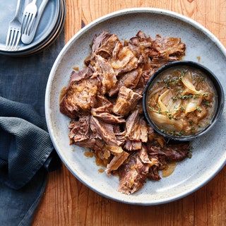 Trending: Our Most Popular Recipes of October 2021 | Epicurious Pork Pot Roast, Apple Cider Pork, Braising Recipes, Pork Pot, October Food, Boneless Pork Shoulder, Fall Dinner Party, Savory Food, Dutch Oven Recipes