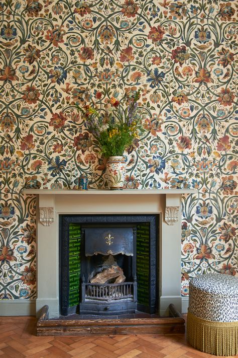 Hackney Wallpaper, House Of Hackney Wallpaper, House Of Hackney, Large Scale Wallpaper, Bold Wallpaper, Chinoiserie Wallpaper, Luxury Wallpaper, Orange Wallpaper, Yellow Wallpaper