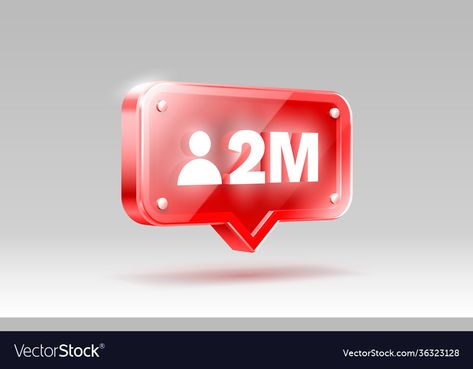 2 Million Followers, Million Followers, High Res, Png Images, Adobe Illustrator, Vision Board, Vector Images, Vector Free, Vector Illustration