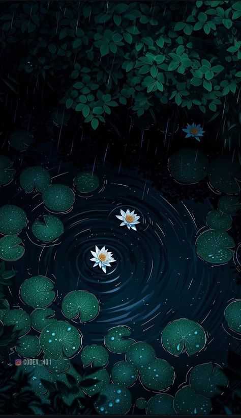 Cocoppa Wallpaper, Cute Simple Wallpapers, Beneath The Surface, Cool Wallpapers Art, Simple Wallpapers, Pretty Wallpapers Backgrounds, Anime Scenery Wallpaper, Cute Wallpaper Backgrounds, Water Lilies