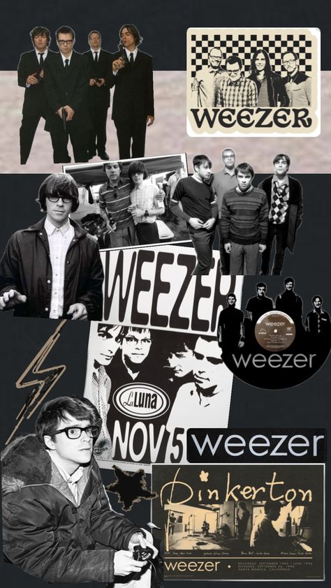 #myfirstshuffle Weezer Background, Rivers Cuomo, Band Wallpapers, Weezer, Music