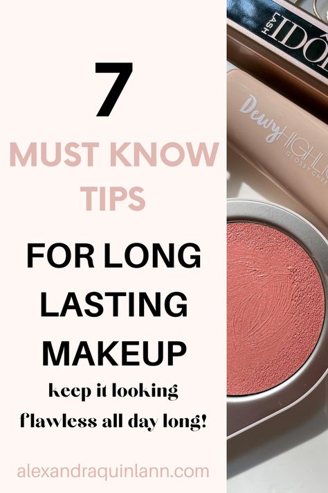 Long Lasting Makeup Tips, Make Makeup Last All Day, Makeup Last All Day, Makeup Basics, Foundation Tips, Long Lasting Foundation, Mattifying Primer, Revision Skincare, Maybelline Lash Sensational