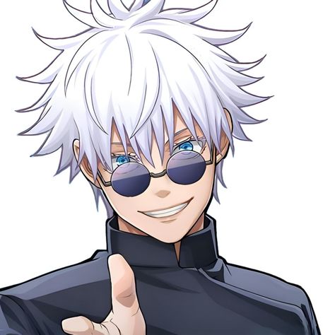 Gojo icon Satoru Gojo Official Art, Satosugu Official Art, Gojo Official Arts, Gojo Satoru Official Art, Jjk Official Art, Gojo Poster, Anime Gojo, Jjk Gojo, Juju On That Beat