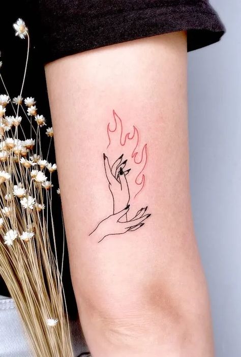 Hands Holding Flame Tattoo, Female Hands Tattoo, Playing With Fire Tattoo, Person On Fire Tattoo, Hand Holding Fire Tattoo, Tattoos For Powerful Women, Hand With Fire Tattoo, There Is A Light That Never Goes Out Tattoo, Free Woman Tattoo