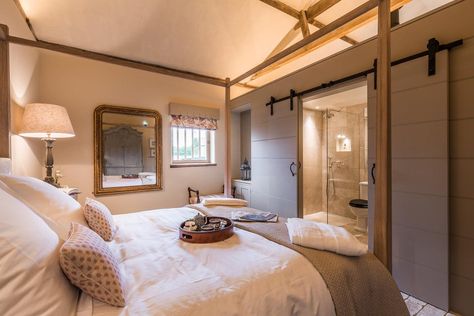 The Buttery - Cosy, comfy Cambridgeshire cottage Circular Dining Table, Country Cottages, Gold Framed Mirror, Relaxing Places, Contemporary Cottage, Farmhouse Style Kitchen, Exposed Brick, Outdoor Swimming Pool, Kitchen Styling