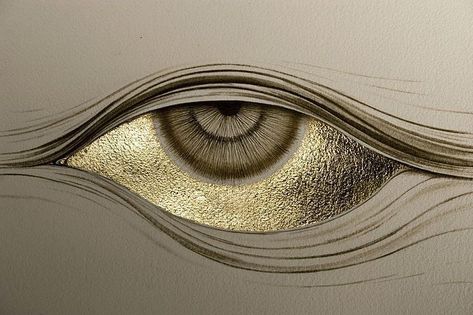 Nayla Al Naimi on Instagram: “#love #inspiration Artem Ogurtsov” Arte Occulta, Eye Illustration, Art Pierre, Ligne Claire, Gold Leaf Art, Albrecht Durer, Soyut Sanat Tabloları, Arte Obscura, Arte Inspo