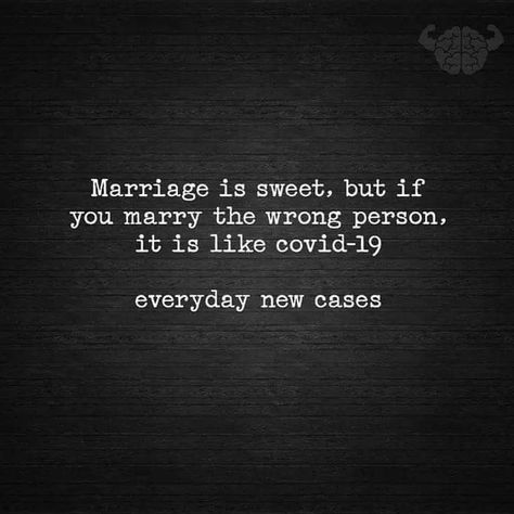 Bad Marriage Quotes, Marrying The Wrong Person, Love Marriage Quotes, Married Quotes, Bad Marriage, For Better Or For Worse, Swag Cartoon, Love Marriage, In My Feelings