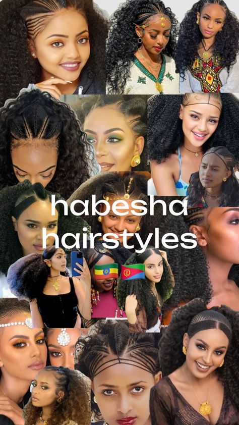 habesha hairstyles👩🏽‍🦱🇪🇹🇪🇷 #beauty #beautifulwomen #ethiopian #ethiopia #ethiopiamoodboard #eritrea #eritrean #eritreanwomen #pretty #africanculture #africa Habesha Hairstyles, Ethiopian Hair, Ethiopian Women, Box Braids Hairstyles For Black Women, Hair Guide, African People, Braided Hairstyles For Black Women, Box Braids Hairstyles, African Hairstyles