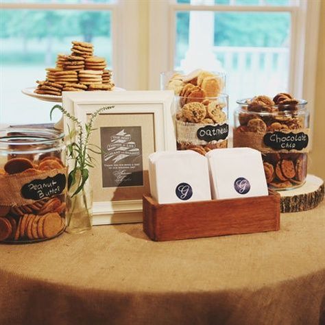 Fun Alternatives to a Traditional Wedding Cake – Shannon Designing Memories Cookie Bar Wedding, Cookie Buffet, Cookie Display, Wedding Cake Alternatives, Cookie Table, Traditional Wedding Cake, Cookie Bar, Wedding Display, Wedding Dessert Table