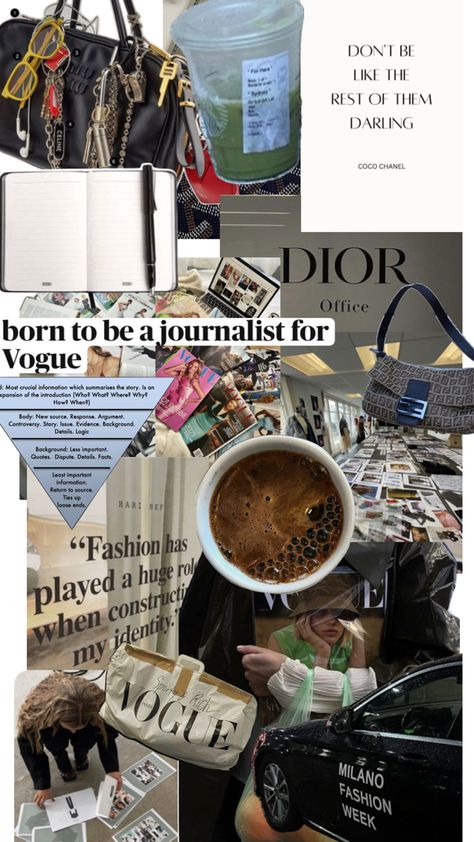 born to be like this! Fashion Journalism Aesthetic, Journalism Student Aesthetic, Journalism Aesthetic, Fashion Journalism, Journalism Career, Student Aesthetic, Net Fashion, Dream Career, Milano Fashion Week