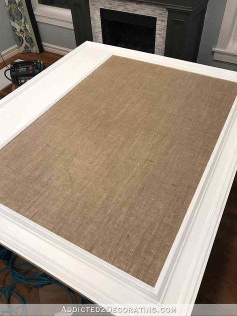 Large Framed Bulletin Board, Repurpose Mirror, Kitchen Bulletin Boards, Family Organisation, Fabric Covered Cork Board, Fabric Covered Bulletin Board, Office Bulletin Boards, Massage Room Decor, Fabric Bulletin Board