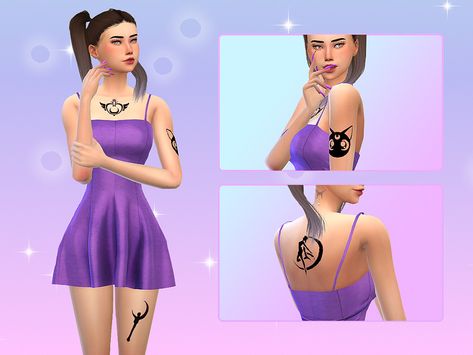 Chandelier Tattoo, Moon Top, Sailor Moon Tattoo, Geisha Tattoo, Sims 4 Tattoos, Biomechanical Tattoo, Chest Piece, Moon Tattoo, Camo Print