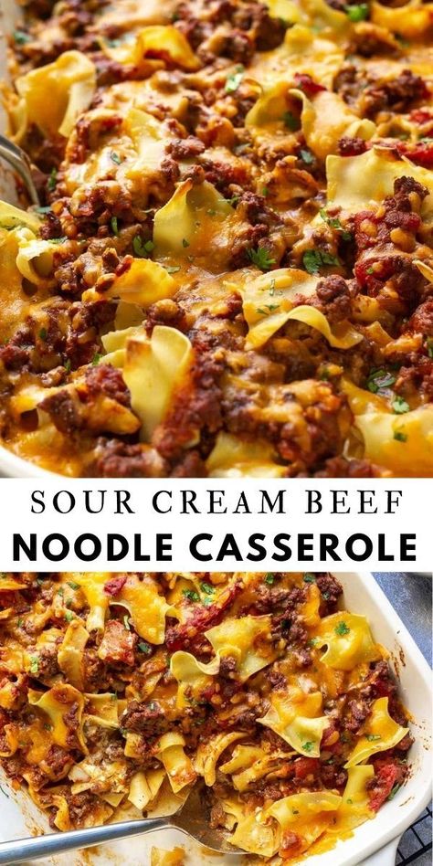 Easy Dinner For Single Mom, Dinner Recipes For Movie Night, Easy Healthy Prep Meals, Egg Noddles Dishes, Something New For Dinner, Summer Dishes Dinner, Beef Noodle Casserole, Creamed Beef, Noodle Casserole