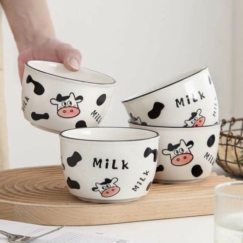 Cute Cutlery Aesthetic, Cutlery Aesthetic, Cute Cutlery, Cow Cup, Acrylic Organizer Makeup, Fantasy Homes, Kitchen Shop, Cute Kitchen, Home Tools