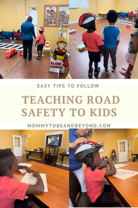 Preschool Road Safety, Bike Safety Activities For Preschoolers, Safety Games For Kids, Road Safety Games, Bike Safety Activities, Safety Lesson Plans, Road Safety Tips, Teaching Safety, Street Safety