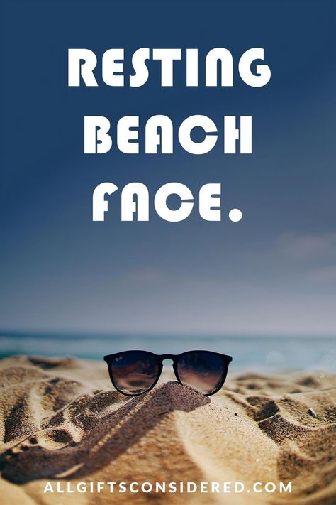 Beach Quotes: Resting beach face. At The Beach Quotes, The Beach Quotes, Beach Quotes Funny, Face Quotes, Resting Beach Face, Beach Quotes, Sassy Quotes, Ocean Life, Sign Quotes