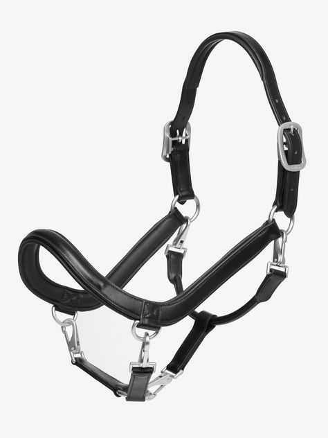 When it's time to groom your horse, this leather halter helps make life easier. Made from soft and supple premium leather, it features a detachable throat strap and noseband that can be undone or removed to groom or clip your horse. _x000D_ _x000D_ The anatomically-shaped noseband provides maximum comfort, while the slimline headpiece allows you to plait your horse's mane and forelock much quicker and easier - perfect for getting the edge on those early show mornings! Horse Halter, Puppy Harness, Horse Mane, Puppy Accessories, Navy Blanket, Horse Bridle, Leather Halter, Horse Accessories, Puppy Collars