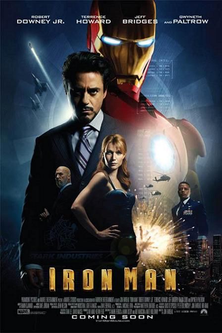 Iron Man Iron Man Movie Poster, Iron Man Poster, Iron Men 1, Iron Man 2008, Marvel Movie Posters, Iron Man Movie, Robert Downey Jr., Beau Film, Bee Movie