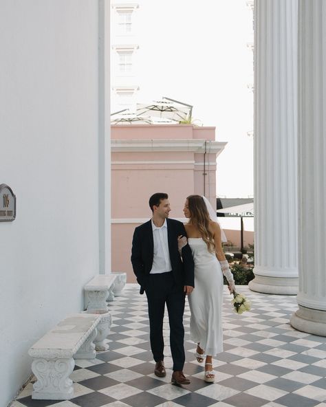 Downtown Charleston Elopements For Life🤞🏼 #charlestonphotographer #charlestonphotography #charlestonsc #elopement #elopementphotographer #downtowncharleston #engagementring #married #candidphotography #candid #weddingdress #blackandwhite Downtown Charleston Engagement Photos, Charleston Elopement, Charleston Engagement Photos, Charleston Photography, Charleston Engagement, Downtown Charleston, Candid Photography, Charleston Sc, Elopement Photographer