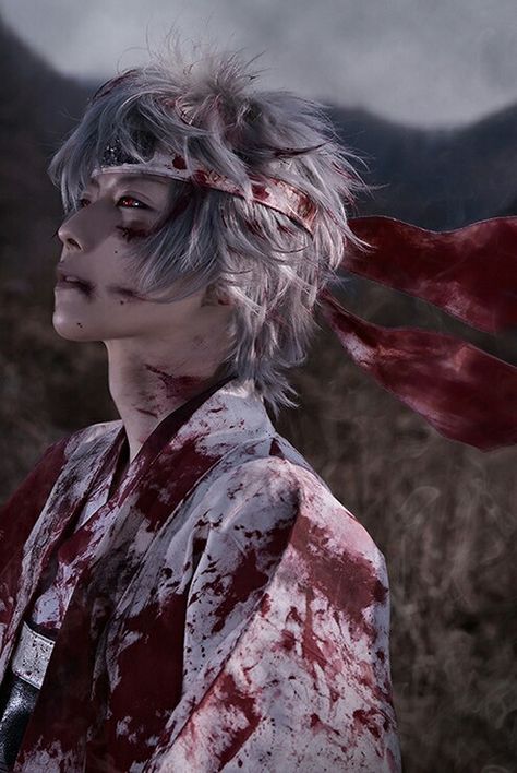 Gintoki [ Gintama ] by Kuryu ~ Gintama Cosplay, Gintama Funny, Gintoki Sakata, Sakata Gintoki, Cosplay Boy, Gin Tama, Epic Cosplay, Cute Cosplay, Cosplay Makeup