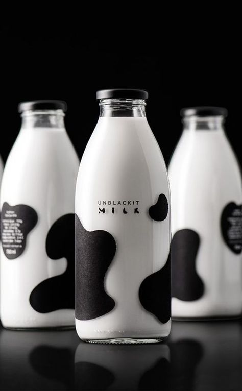 Milk Label Design, Food Packaging Design Inspiration, Milk Bottle Design, Milk Label, Milk Packaging Design, Dairy Products Packaging Design, Dairy Business, Dairy Brands, Dairy Packaging