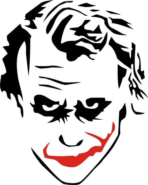 Joker Stencil, Joker Face Tattoo, Joker Art Drawing, Joker Sketch, Facebook Featured Photos, Facebook Cover Photos Quotes, Joker Photos, Joker Drawings, Joker Images