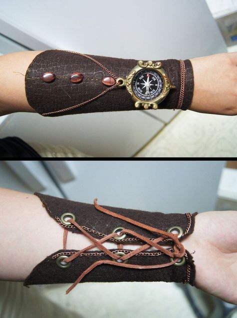 Steampunk Arm, Arm Brace, Moda Steampunk, Anting Manik, Mode Steampunk, Steampunk Pirate, Style Steampunk, Steampunk Cosplay, Steampunk Diy