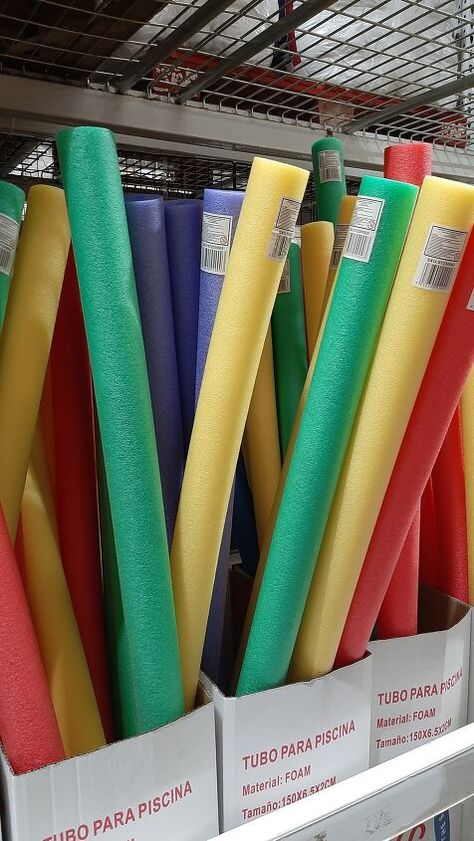 Dive into summer fun with these creative uses for pool noodles! Pool noodles can be transformed into DIY furniture, used in helpful home hacks, to make festive decorations, and much more. Noodle Float, Noodles Ideas, Bathroom Crafts, Fire Pit Furniture, Pipe Insulation, Spray Paint Cans, How To Clean Silver, Floating Plants, Doors And Floors