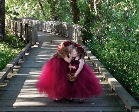 Burgundy Flower Girl Dress, Cranberry Flower Girl Dress, Maroon Flower Girl… Flowers Girl Dresses, Burgundy Bridesmaids, Burgundy Flower Girl Dress, Maroon Wedding, Dress Maroon, Dress Infant, Flower Girl Dresses Tutu, Infant Flower Girl Dress, Girl Tutu