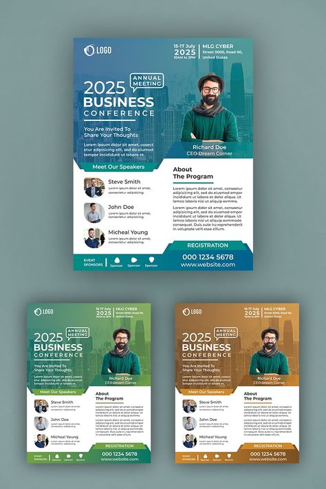 Business Conference Flyer Design, Conference Flyer Design Ideas, Conference Advertising, Conference Flyer Design, Business Conference Flyer, Corporate Marketing, What Is Fashion Designing, Restaurant Advertising, Promo Flyer