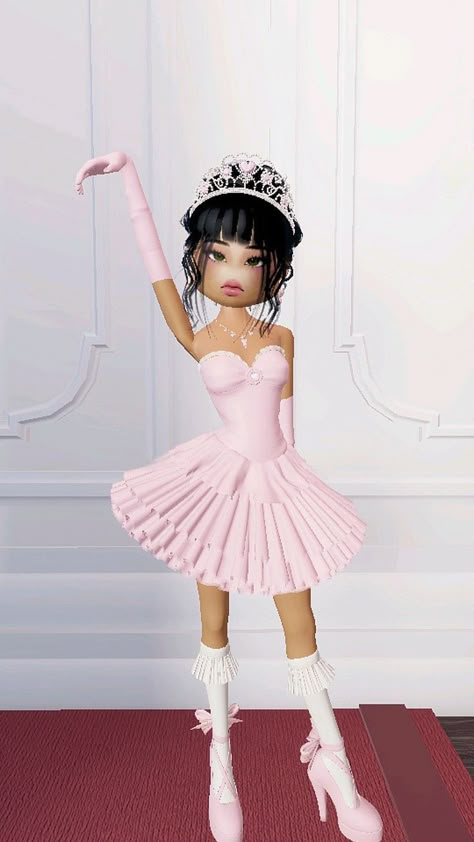 Dress To Impress Outfits Roblox Game Theme Douyin, Arcade Dress To Impress Roblox Game, Dress To Impress Me In Ten Years, Dti Fits Ballerina, Dance Dress To Impress, Dress To Impress Theme Ballerina, Ballerina Dti Outfit, Ballerina Outfit Dress To Impress, Dress To Impress Ballerina Theme