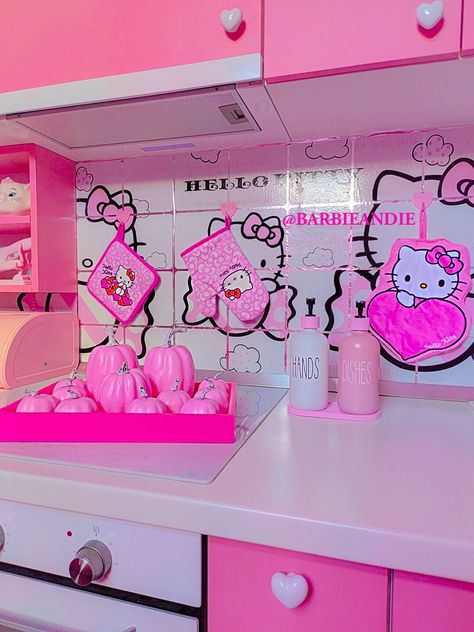 Hello Kitty Kitchen, Hello Kitty, Dream House, Kitty, Pink, Quick Saves