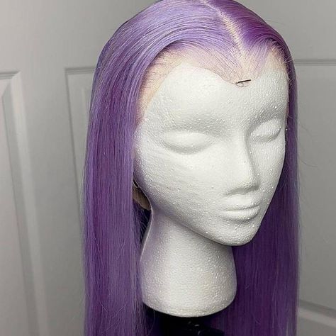 Purple lace frontal wig with 100% human hair, 26" length #cosplay #costume Purple Lace, Frontal Wig, Women's Hair, Lace Frontal Wig, Frontal Wigs, Lace Frontal, 100 Human Hair, Hair Accessories For Women, Hair Accessory