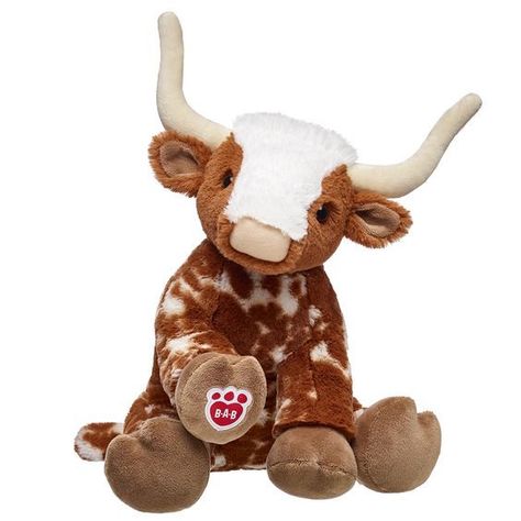 Cow Stuffed Animal, Longhorn Cow, Build A Bear, Southern Charm, Highland Cow, Stuffed Animal, Cow